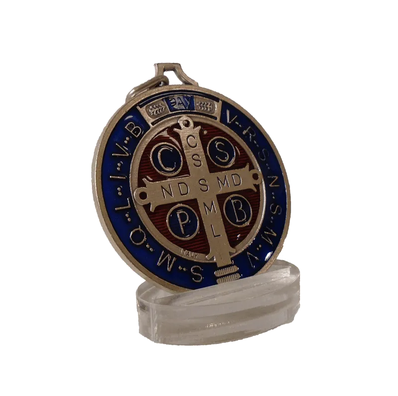 Enamel St. Benedict Medal 2"