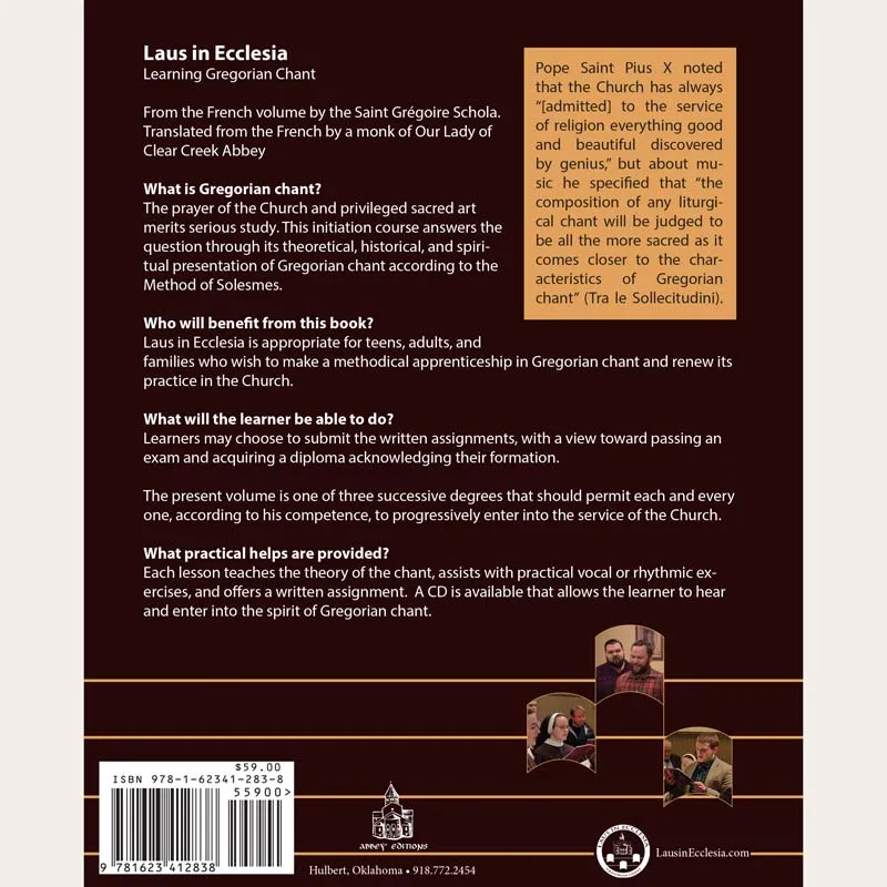 Learning Gregorian Chant (Laus in Ecclesia), level 1 - Image 2