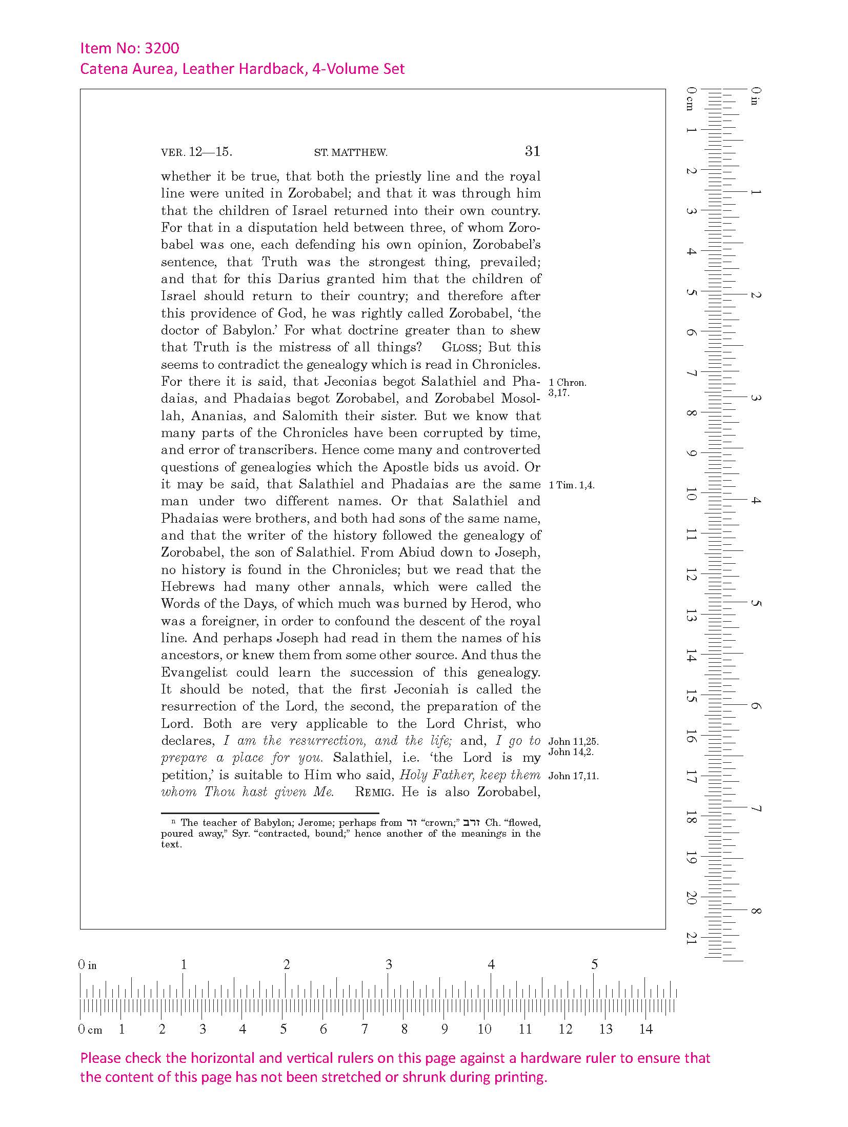 Catena Aurea, Commentary on the Gospels by St. Thomas Aquinas - Image 2