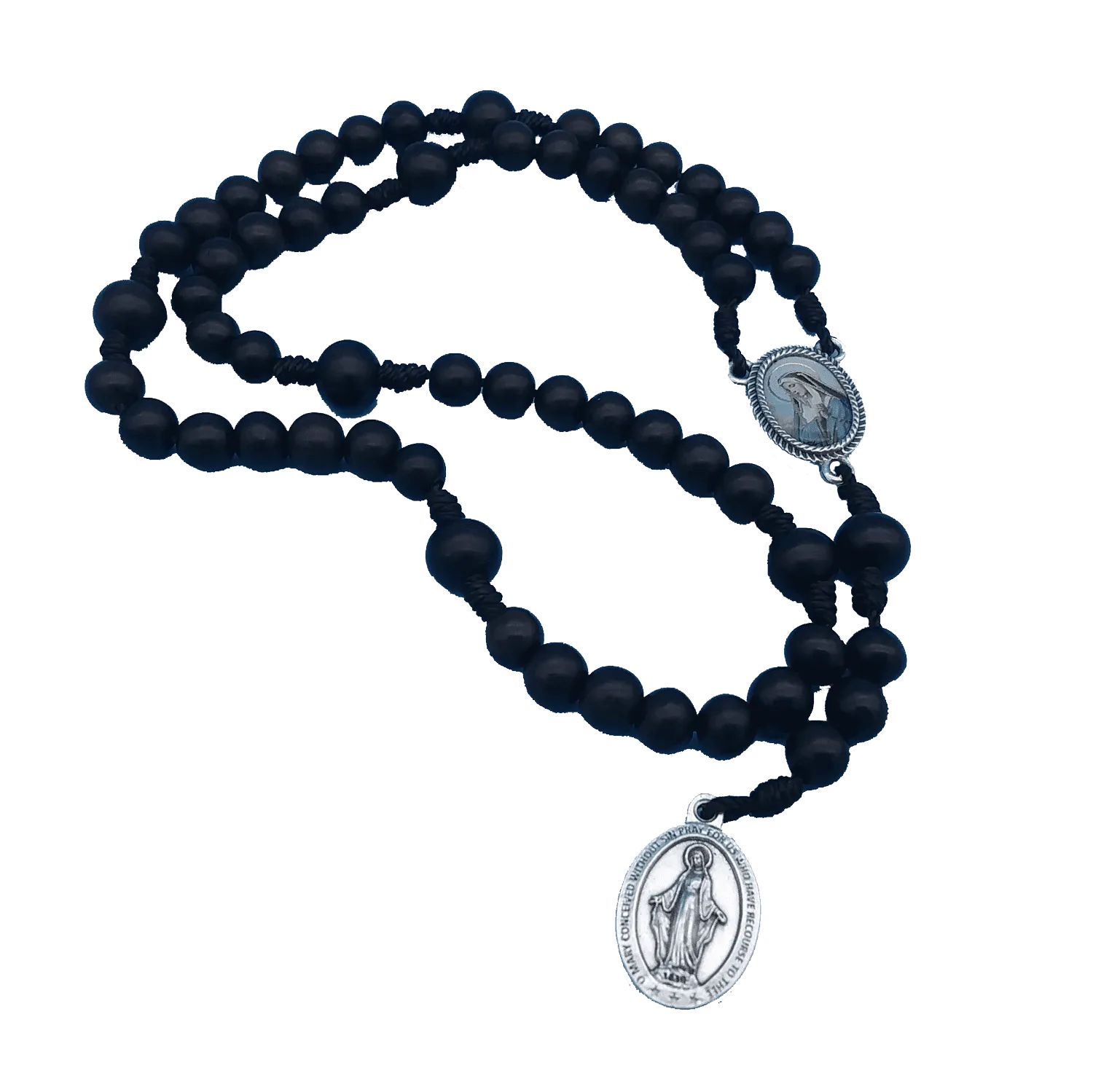 【nabe190様用】THE SORROW / Blessings From A Black Ebony Seven Sorrows Chaplet - Our Lady of Clear Creek Abbey