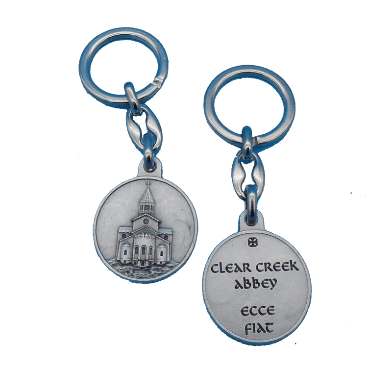 Clear Creek Abbey Church Keychain