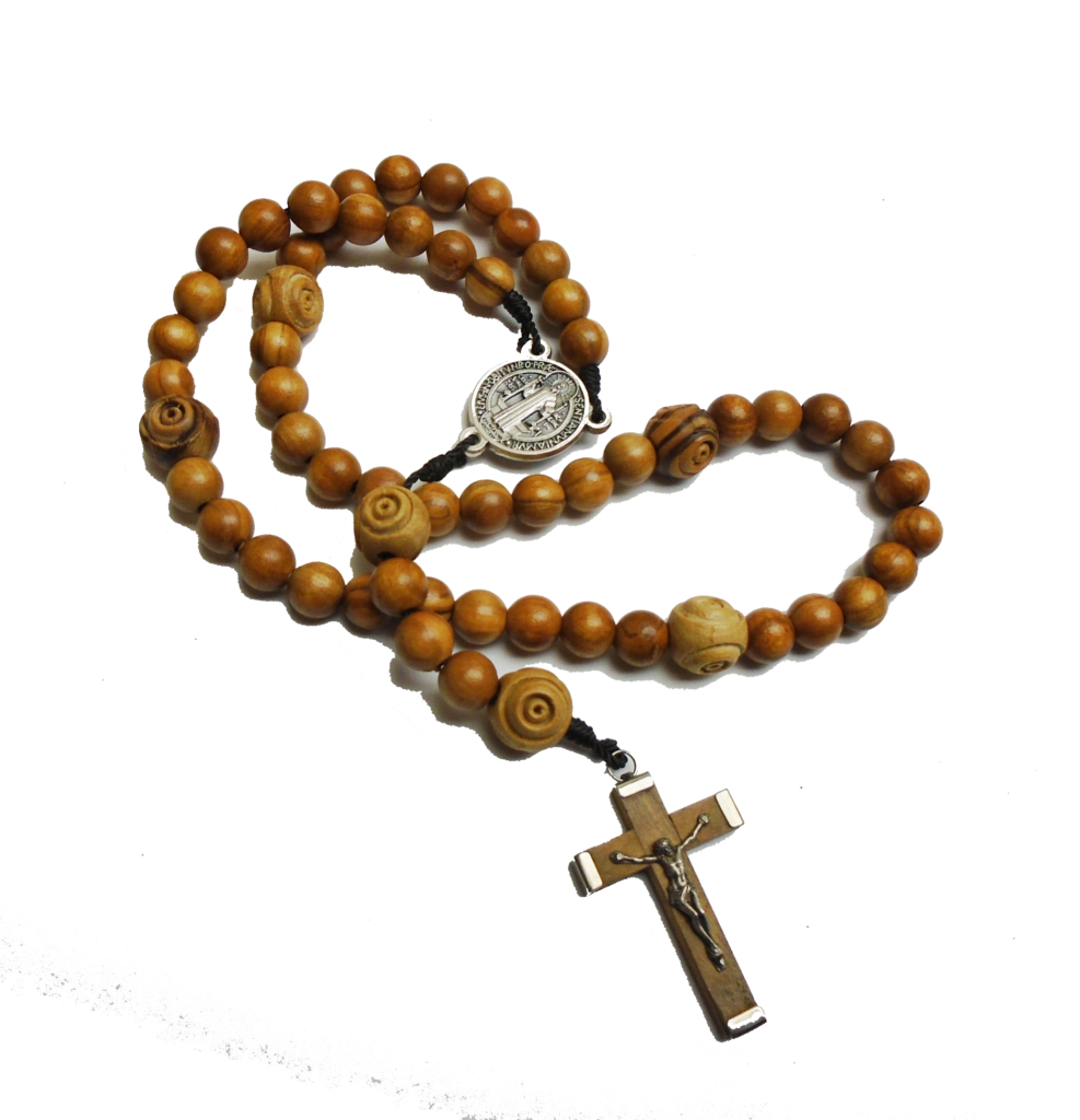 Olive Wood Rosary - Clear Creek Abbey