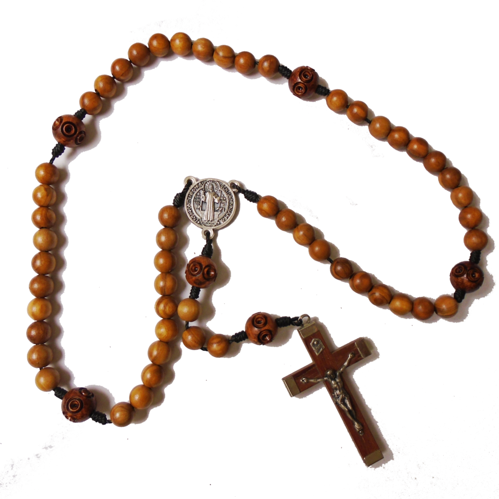 African Wood Rosary - Clear Creek Abbey