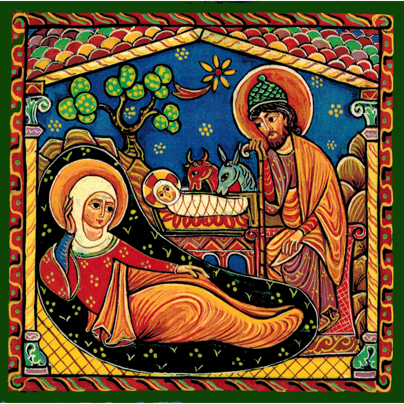 Nativity Icon Clear Creek Abbey