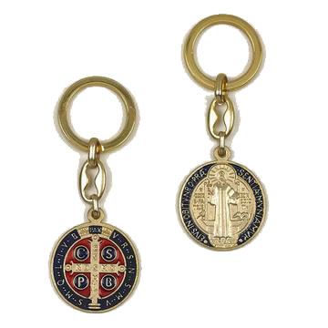 -Saint Benedict Medal Key Chains
