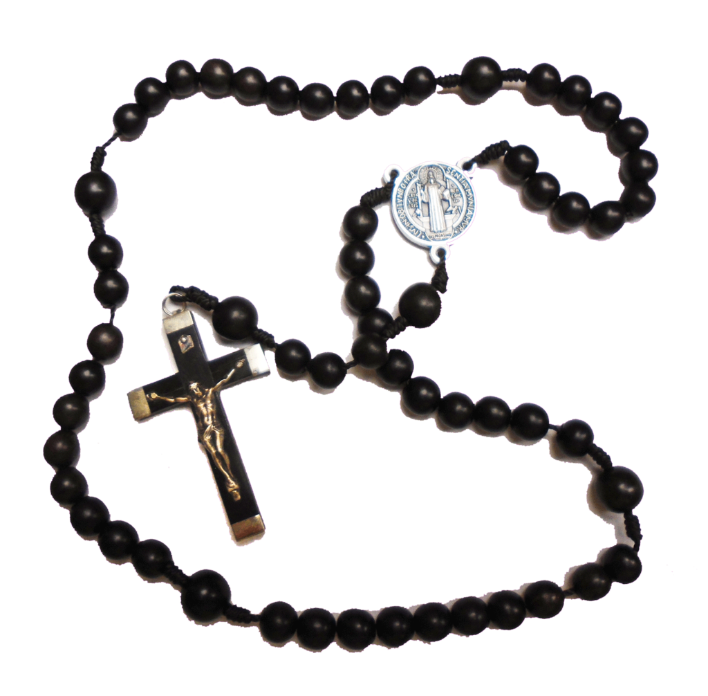 Black Ebony Wood Rosary Our Lady of Clear Creek Abbey