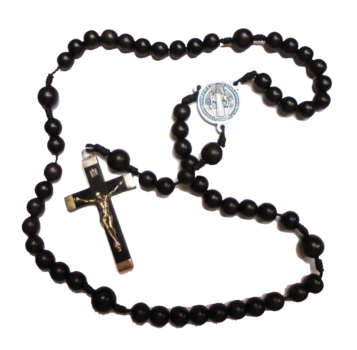 Black Ebony Wood Rosary - Our Lady of Clear Creek Abbey